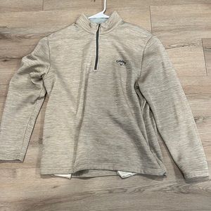 Callaway Golf quarter zip beige color size L